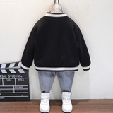 Toddler Boys Jackets Boys' Baseball Jacket Coat for Children Spring and Autumn
