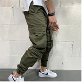 Mens Sweatpants Men's Casual Pants Personality Sports Cargo Pants plus Size Loose Fitness