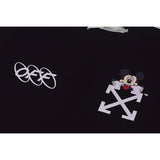 Cartoon Arrow Short Sleeve Summer Unisex Couple Loose Casual Half Sleeves Tshirt Owt