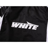 Off White T shirt Formal Shirt Spring/Summer Arrow Print Slash Short Sleeve Shirt for Men and Women