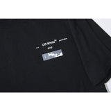Off White T Shirt Ow Arrow Short Sleeve Tshirt Plus Size  Men's Clothing Owt Casual