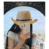 Straw Hat Western Straw Cowboy Hat Sun Hat