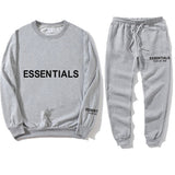 Fear Of God Fog Essentials Hoodie & Sweatpant 2 Piece Set For Men And Women