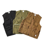 Men Shirts Frock Vest Men's Summer Vintage Vest Waistcoat Overcoat