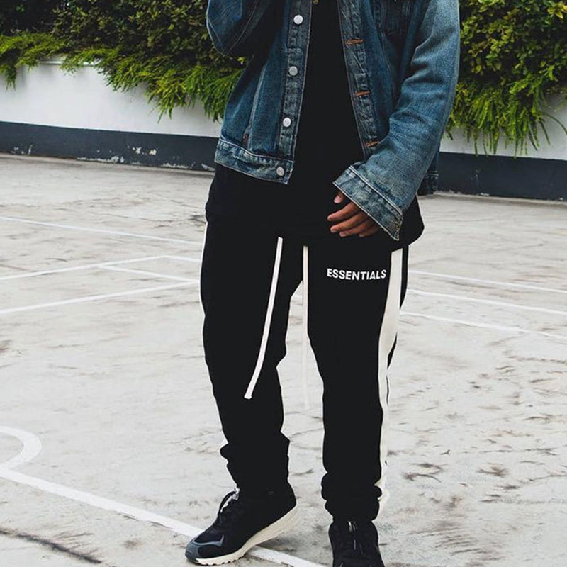 Fog Pant Sweatpants Pant Loose High Street Pants Vintage Stripe Trousers Men's Trendy Plus Size Retro Sports Fear Of God essential