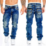 J Shaped Jeans New Jeans Casual Bright Line Trousers Straight Men's Pants Hip Hop