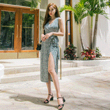 Beth Dutton Yellowstone Dresses Summer Spring Midi Dresses Waist-Tight Slim Dress Polka Dot Skirt