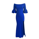 Mariah Carey See through Dress Solid Color Evening Dress plus Size Dress