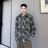 Transparent Shirt for Men Heavy Craft Flower Embroidered Shirt