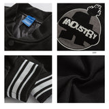 Letterman Jacket Outfit Senior Jackets Varsity Baseball Coat Vintage Overalls Jacket Casual Top
