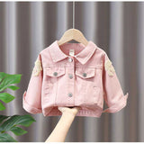 Toddler Girl Jackets Girls Cartoon Coat Children's Autumn Clothing