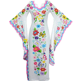 Beth Dutton Bohemian Dress Summer Spring Midi Dresses Dress Batwing Sleeve Print Dress