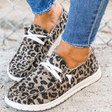 Cow Print Hey Dude Shoes Low Cut round Head Casual Women's Canvas Shoes Loafers