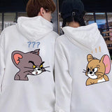 Tom and Jerry Hoodie Fall/Winter Cartoon Velvet Hooded Sweater Suit