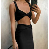 Emily Ratajkowski Dress Sexy Two-Piece Suit Dress