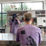 Cavempt Ce Life Purple Men's and Women's Short-Sleeved T-shirt