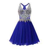 Formal Dresses & Gowns Homecoming Dresses Short Sequin Gauze Dress