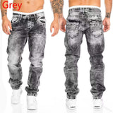 J Shaped Jeans New Jeans Casual Straight Men's Pants Hip Hop Style