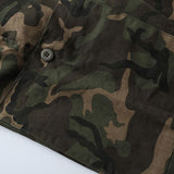 Military Style Camouflage Cargo Pants Men's plus Size Retro Sports Wide Leg Pants Street Fashion Ankle-Tied Trousers Men Pants