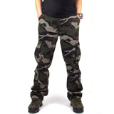 Baggy Cargo Pants for Men Spring and Autumn Casual Trousers Loose Multi-Pocket Cargo Pants