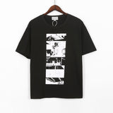 Cavempt Ce Life Cave @ MPT C.E Fashion Brand Geometric Letter Steam Wave Casual Printed Short Sleeves Men's and Women's T-shirt