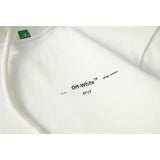 Off White Hoodie Sweater Couple Owt Autumn and Winter Arrow Hooded Pullover Sweatshirts Plus Size Casual Comfortable