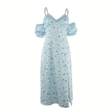 Beth Dutton Yellowstone Dresses Summer Spring Midi Dresses Sexy V-neck Wooden Ear Strapless Dress French Strap Dress