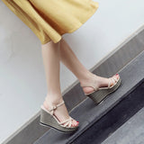Nude Wide Fit Block Heels Roman Shoes High Heels