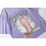 Men's T Shirt Summer Casual Tops Printed Short Sleeve T-shirt Men's round Neck Half Sleeve Street Trendy Half Sleeve Pullover