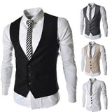 Tuxedo Vests Men Suit Vest Spring Solid Color Men's Vest