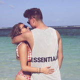 Fog T Shirt Double Line Sleeveless Vest Men and Women Loose Basketball Jersey Fear Of God