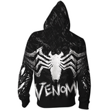 Men Spider Hoodie Spider-Man Venom 3D Printing Cardigan Hoodie