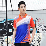 Cricket T Shirt Quick-Drying Badminton Clothing Men and Women Short Sleeve
