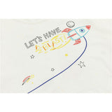 Men T Shirt Summer Casual Tops Men's Clothes Summer Wear Retro Men's round Neck Short Sleeve Casual Cartoon Rocket