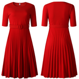 Mariah Carey See through Dress plus Size High Waist Fashion Pleated Dress