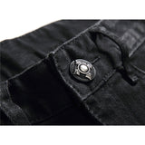 CHH Chrome Hearts Jeans Men's Jeans Printed Black Slim Pants