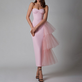 Mariah Carey Dress Dinner Party Formal Dress High-Elastic Mesh Slim Fit Split Dress