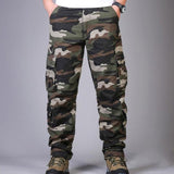 Baggy Cargo Pants for Men Cotton Camouflage Trousers Men's Overalls Straight-Leg Pants Large Size Casual Pants Pants