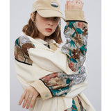 Letterman Jacket Outfit Senior Jackets Varsity Baseball Coat Jacket Men's and Women's Loose Spring and Autumn Jacket