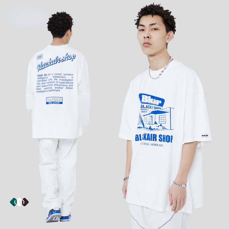 Blackair T Shirt Retro Short Sleeve T-shirt