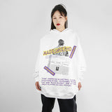 In Memory of Kobe Hoodie Oversize Loose Distressed Sweater to Commemorate Kobe