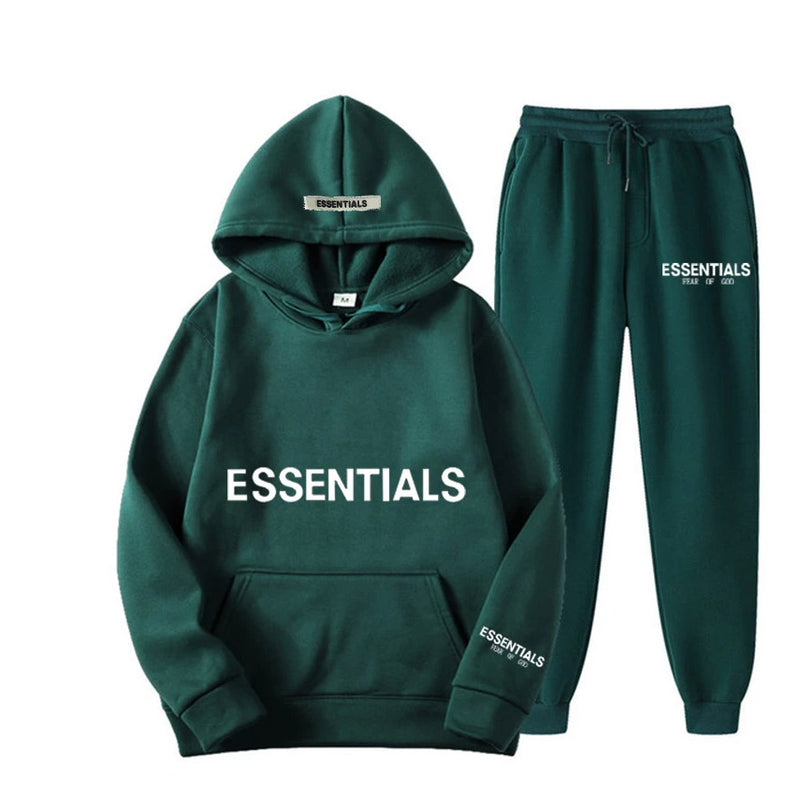 Fear Of God Fog Essentials Set Couple Hooded Sweater Fog