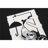 Cavempt Ce Lifecav @ Empt Umbrella Cartoon Japanese Fashion Ce Short Sleeve Men and Women