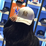Yankee and Dogers Baseball Cap Baseball Cap Couple Embroidery La Sunhat