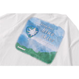 Men T Shirt Summer Casual Tops Landscape Printing Short Sleeve T-shirt Men's round Neck Half Sleeve Street Fashion Loose Pullover Half Sleeve T-shirt