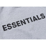 Fog Tops Double Line Letter Printing plus Size Retro Sports Sweater Coat Fear Of God