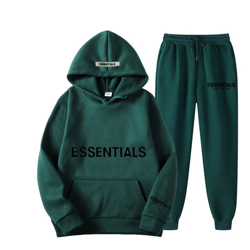 Fear Of God Fog Essentials Set Couple Hooded Sweater Fog