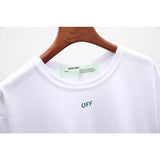 Off White T Shirt Summer Men's and Women's Large Size Men's Top Owt ShortSleeved Tshirt