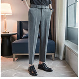 Men Trousers Casual Suit Pants