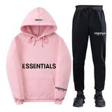 Fear Of God Fog Essentials Hoodie & Sweatpant 2 Piece Set For Men And Women